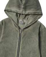 26SS WOMAN ウォッシュドリップフーディージップアップ