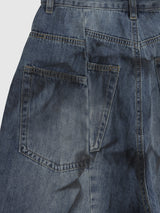 Checka Dirty Oil バミューダデニムパンツ 2C