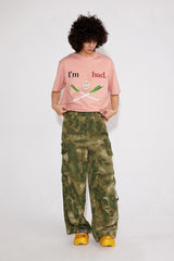 Casual pants with personality, breathable, loose and multi-pocketed for spring and summer.