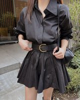 Latel シャツミニドレス (With Belt)