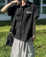 BELLINGS PATCH NYLON HALF SHIRT