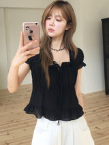 Blooming blouse (short sleeves ver.)