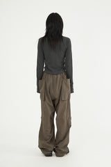 Thirteen curved crop long sleeve