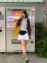 SUEDE BAGUETTE BAG (2C)