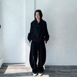 カラフルペイントスプラッターボタンシャツ