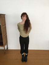 Silhouette Capri Slacks (1color)