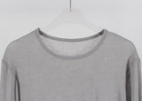 WOOL TENCEL SLEEVE TEE