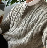  Belerice Henry Neck Cable Overfit Knit