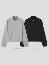 New Warmer Cropped Zip Up