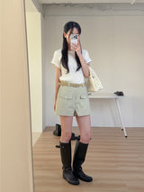Deuan Two-Pocket Cotton Shorts