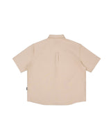DirtyCoins Floral Silhouette Shirt Tan