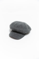 angora knit newsboy cap(6colors)