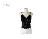 Kiruck Dot Lace Cap Sleeveless