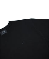 Cut Panel Layer Tee Black
