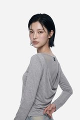 26FW★ [ EEUN MADE ] Drape Back Top