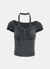 Dark Rose Lace T-Shirt