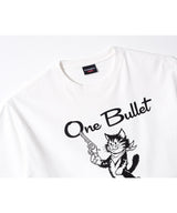 LB One Bullet ウォッシュドT (アイボリー)