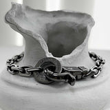 ss-6mm ブラックラインオリジナルチェーンブレスレット