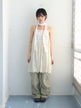 Natural Nylon Volume Pants