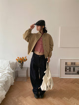PINTUCK RAW JEANS (2C)