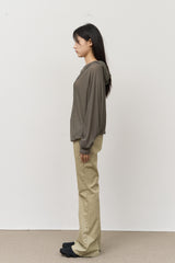 (W) Pot Gabardine Bootscut Pants