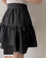Lara Shirring Mini Skirt (With Underpants)