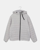 Monning String Two-Way Hooded Oversized Lightweight Puffer Jacket