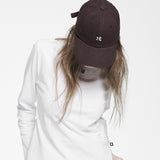 Holy シンボルスモールロゴボールキャップ cap_BURGUNDY
