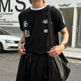 LMN VerTrack Air-Fit Short-Sleeved T-Shirt + Crack CHAMP Line Wide Pants