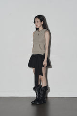 hd stripe top (khaki)