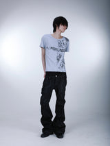 SEXXDEVIL“DESIRE” ユニオンジャックプリントTシャツ