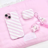 Candy stripe phone case - hard 