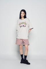 25SS STAR RABBIT SHORT SLEEVE T-SHIRT LIGHT GRAY