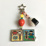 Square Mirror Keychain/四角いミラーキーホルダー