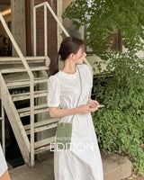 【MADE】Pintuck long dress