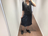 ヘッジドットフリルスカート (2color)