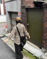 ダーキーワイドバルーンデニムパンツ