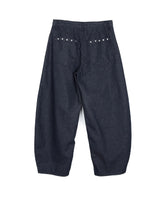 Foreign studded herringbone pants