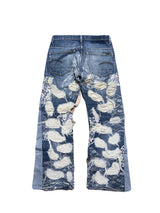 STUD FLOWER DENIM