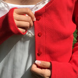 [MADE] ネティー Vネック スリムフィット パンチング サマー ニット カーディガン (2 Colors)
