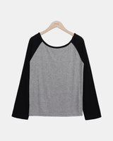 Nerd Contrast Raglan Long-Sleeve T-Shirt