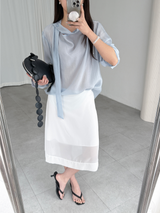 シフォンバンディングスカート (3color)