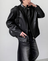 Edwin Belt Leather Jacket