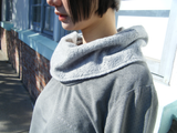 Neck Drape Top / Charcoal