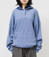 Past Waffled Hooded Top (4color)