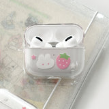 [AirPods] ストロベリーラビットハードケース（オンリーケース）