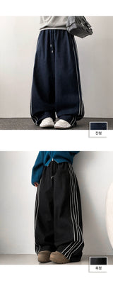 Luther Ping Line Saint Denim Banded Wide Pants