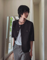 Deero Tweed Half Jacket
