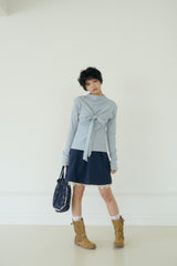ボンボンミニバッグ(NAVY)