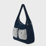 Denim Hobo Bag (Blue)
